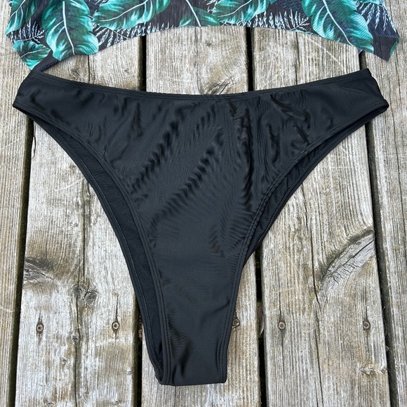 3XL SHEIN ⎮ NWOT Tropical print mesh tankini swimsuit - Picture 7 of 8